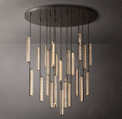 Audubon Crystal Round Chandelier 56"