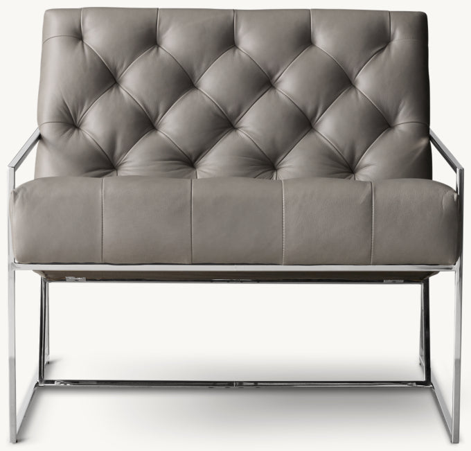 Marsden tufted Leather Chair