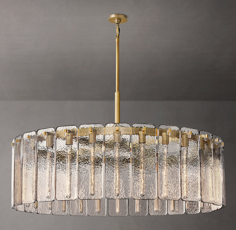Calamette Glass Round Chandelier 48"