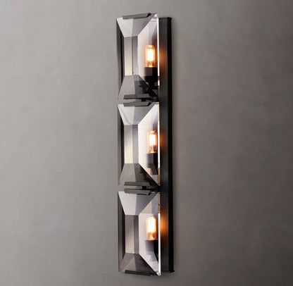 Harlow Crystal Triple Sconce