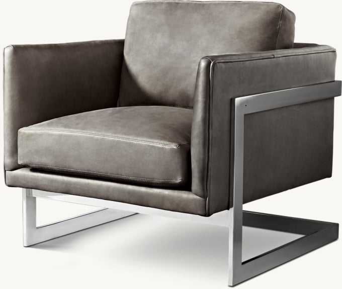 Milo Baughman Model #3426 Leather Chair, 1968