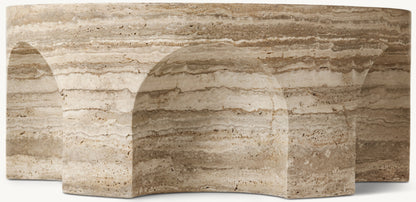 Volta Carved Round Coffee Table