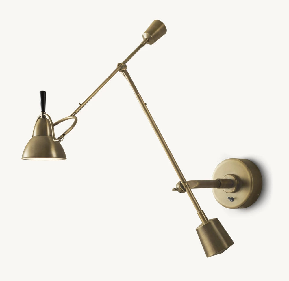 Counterpoise Swing-Arm Sconce
