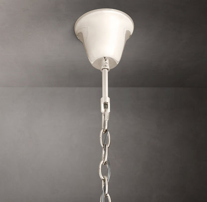 1920s Odeon Round Chandelier 20"