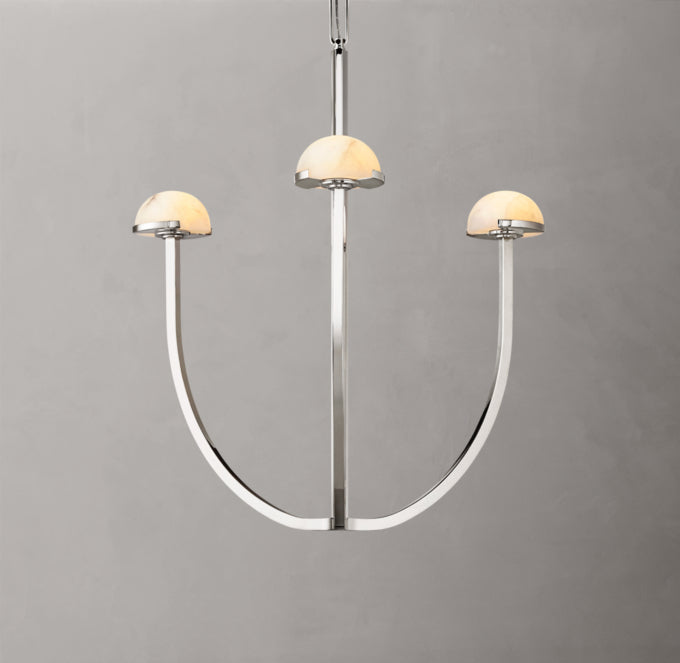 Pedra Round Chandelier 24"