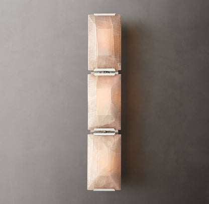 Harlow Calcite Triple Sconce
