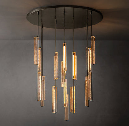 Audubon Crystal Round Chandelier 56"