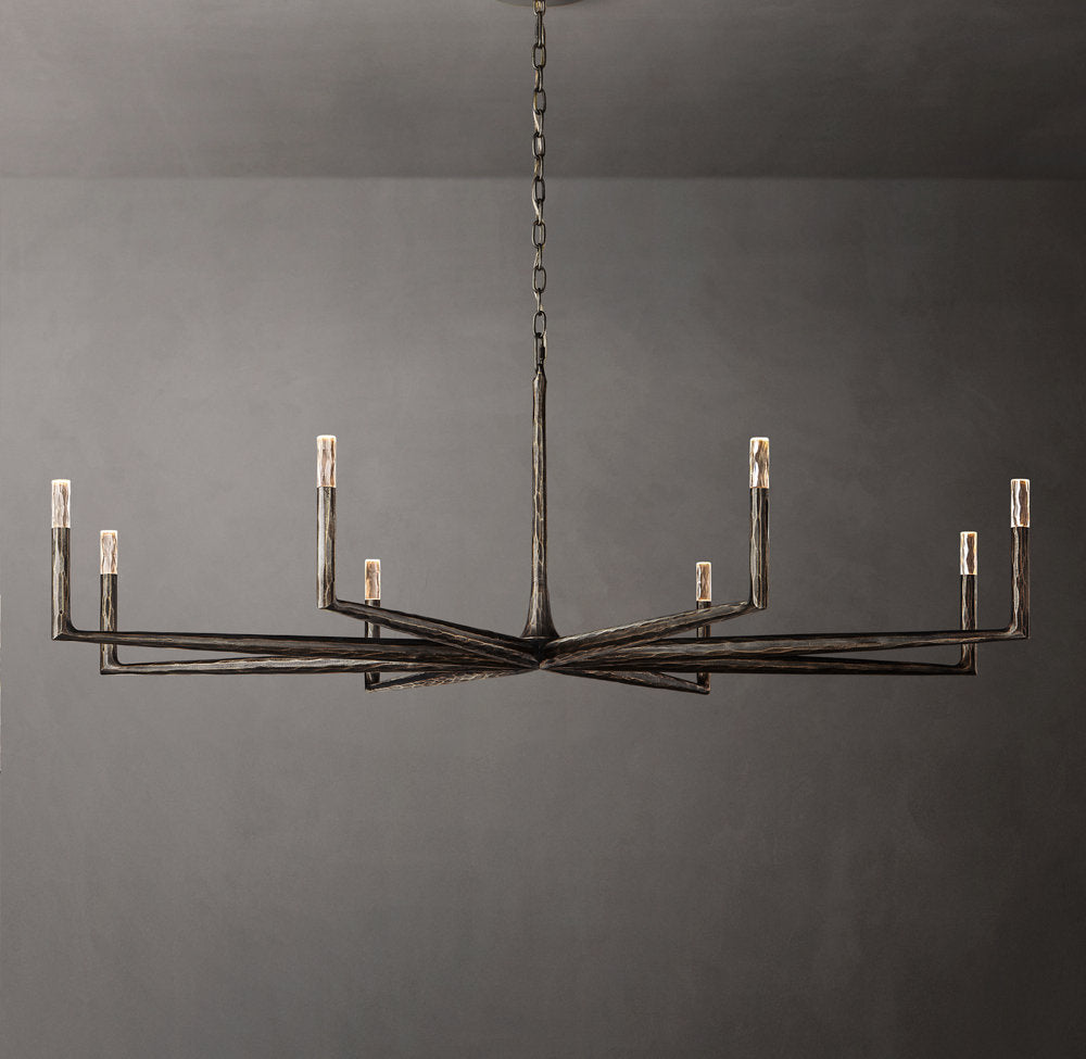 Thaddeus Round Chandelier 72"