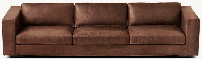 Maddox Leather 3-Cushion Sofa