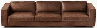 Maddox Leather 3-Cushion Sofa