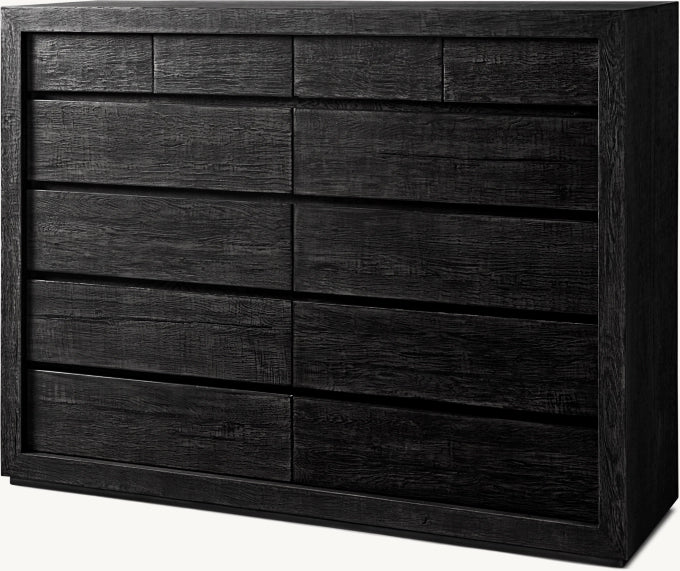 Reclaimed Oak 12-Drawer Dresser
