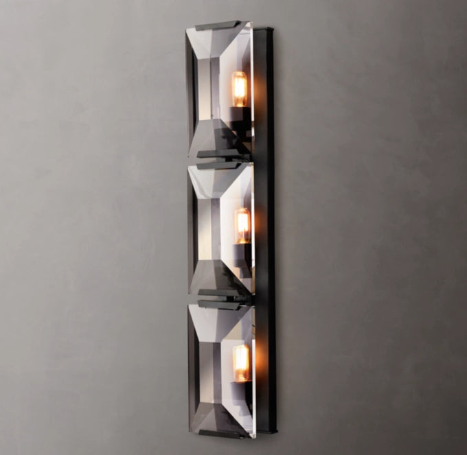 Harlow Crystal Triple Sconce