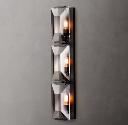 Harlow Crystal Triple Sconce