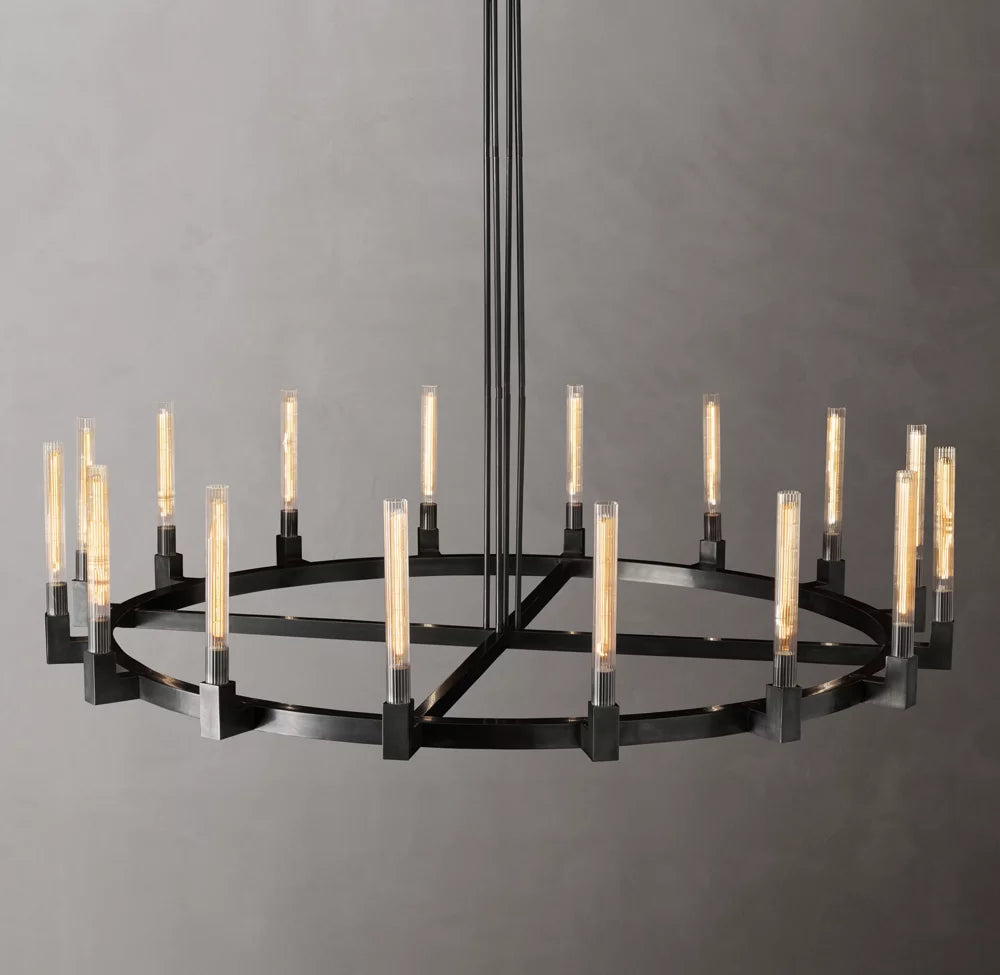 Cannele Round Chandelier 72"