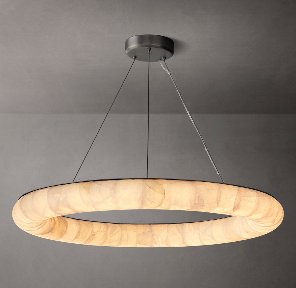 Rivage Lisse Round Chandelier 41"