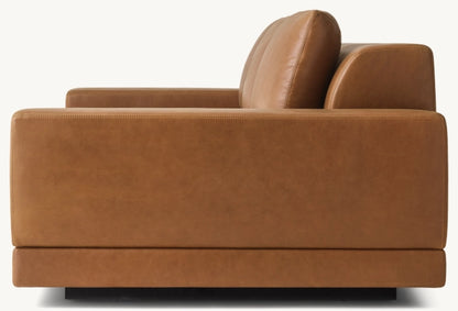 Cortona Leather Wide-Arm Sofa