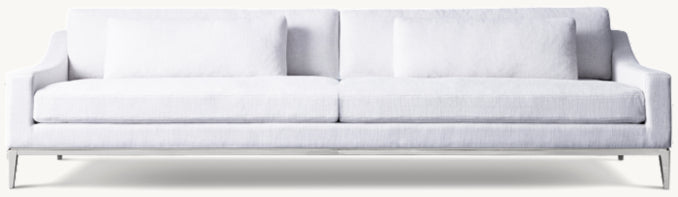 Italia Slope Arm Sofa - Metal Base