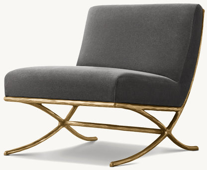 Thaddeus X-Base Slipper Chair