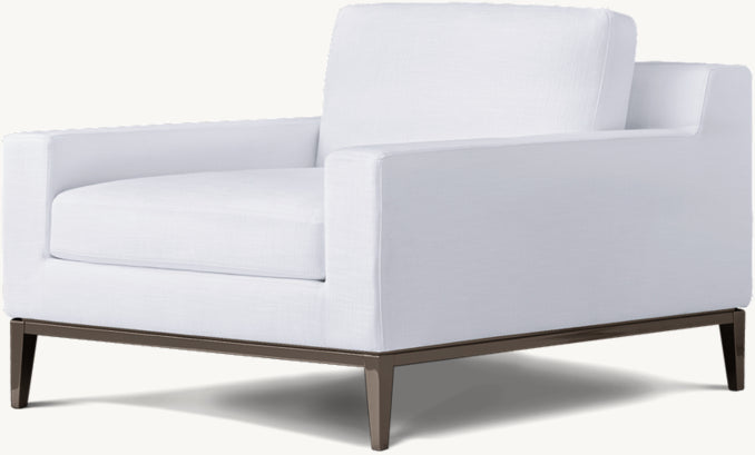 Italia Track Arm Chair - Metal Base