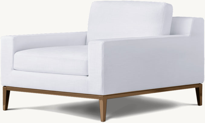 Italia Track Arm Chair - Metal Base