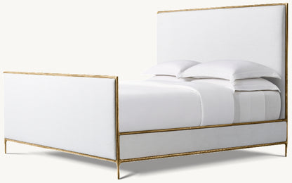 Thaddeus Fabric Panel Bed with Footboard
