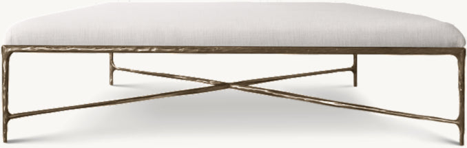 Thaddeus Fabric Square Coffee Ottoman