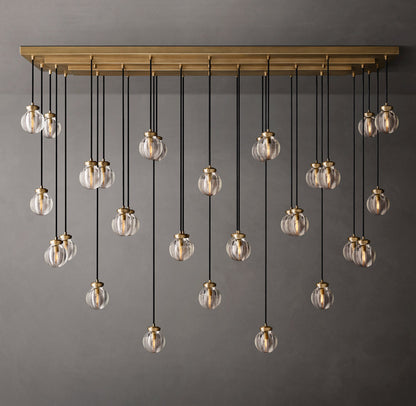 Pearl Rectangular Chandelier 72"