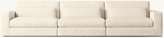 Lugano Slipcovered Modular 3-Piece Sofa
