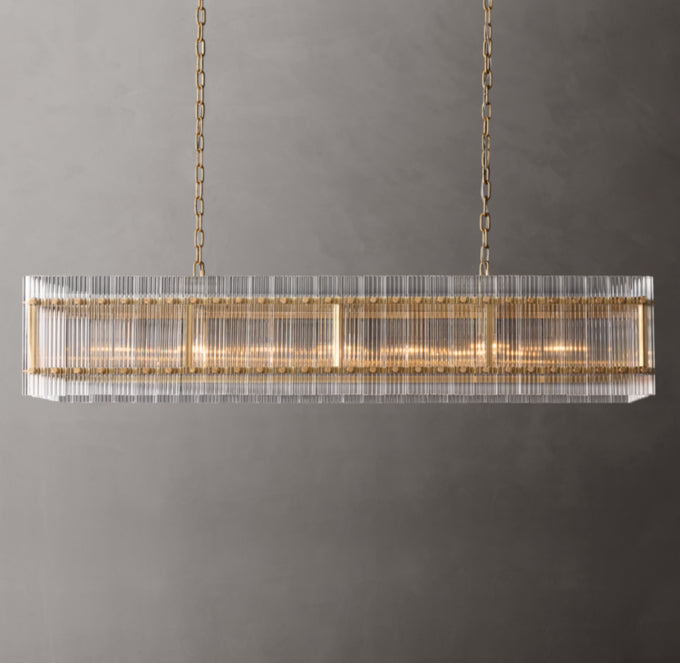 San Marco Rectangular Chandelier 54"