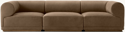 Bond Modular Leather 3-Piece Sofa