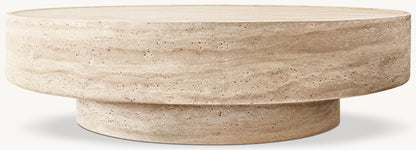 Vitolo Carved Round Coffee Table