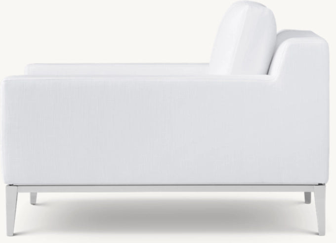 Italia Track Arm Chair - Metal Base