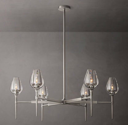 Tulip Round Chandelier 42"