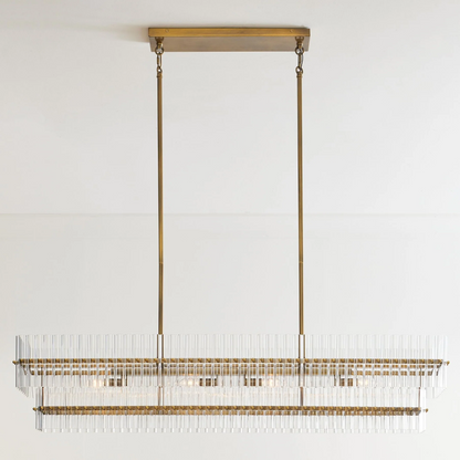 Mallory Crystal Linear Chandelier