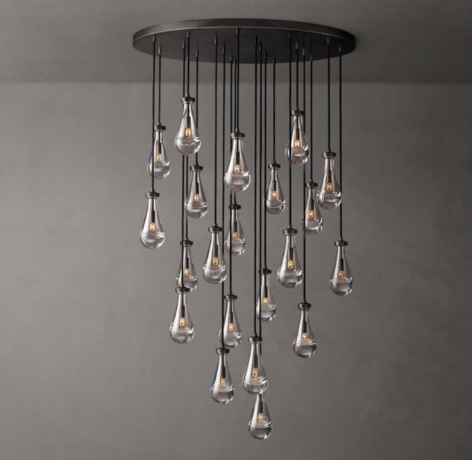 Rain Round Chandelier 47"