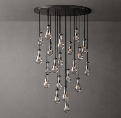 Rain Round Chandelier 47"