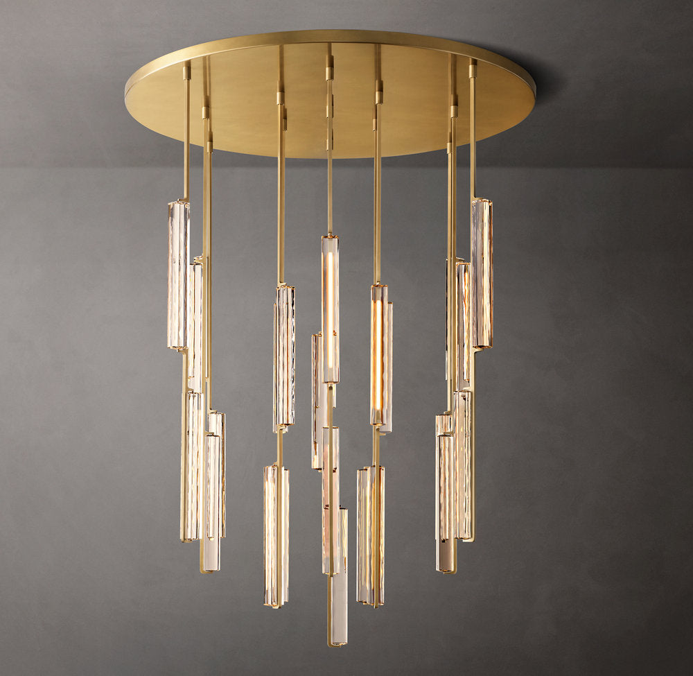 Audubon Crystal Round Chandelier 56"