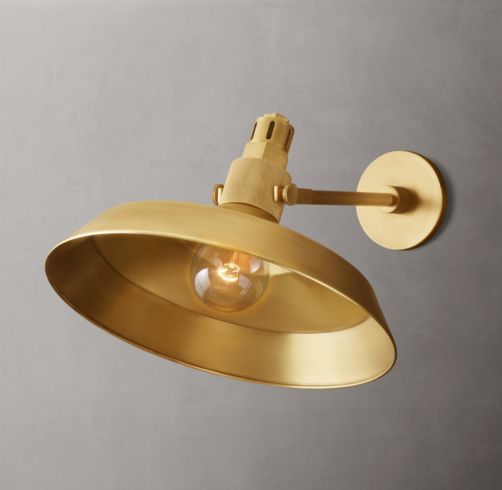 Condorcet Metal Shade Sconce