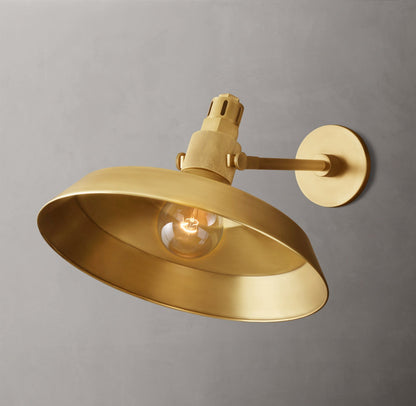 Condorcet Metal Shade Sconce