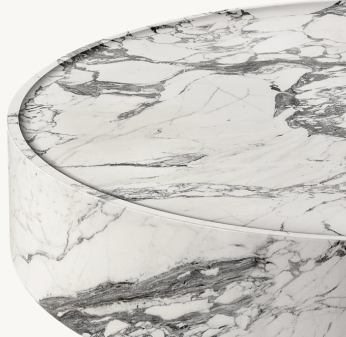 Vitolo Carved Round Coffee Table