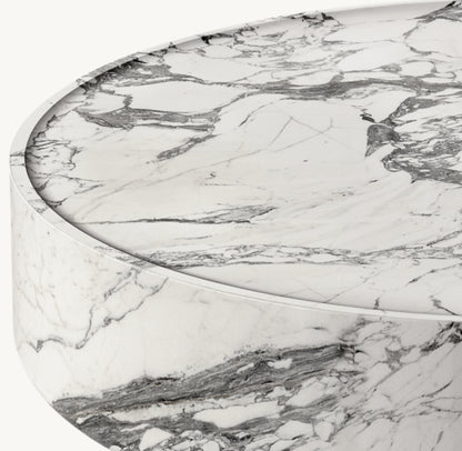 Vitolo Carved Round Coffee Table