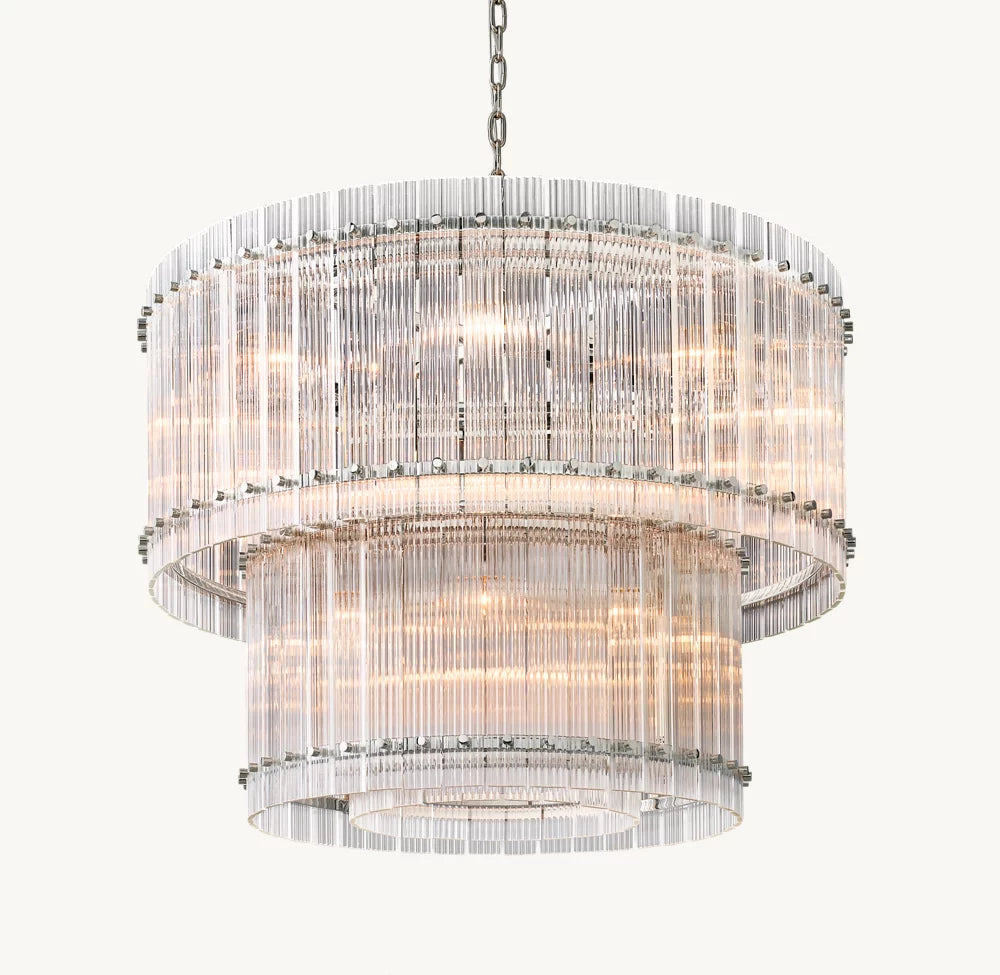 San Marco Two-Tier Round Chandelier 37"