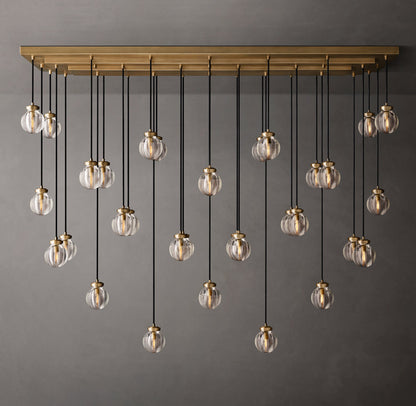 Pearl Rectangular Chandelier 72"