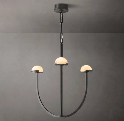 Pedra Round Chandelier 24"