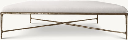 Thaddeus Fabric Square Coffee Ottoman