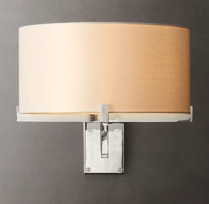 Pauillac Drum Shade Swing-Arm Sconce