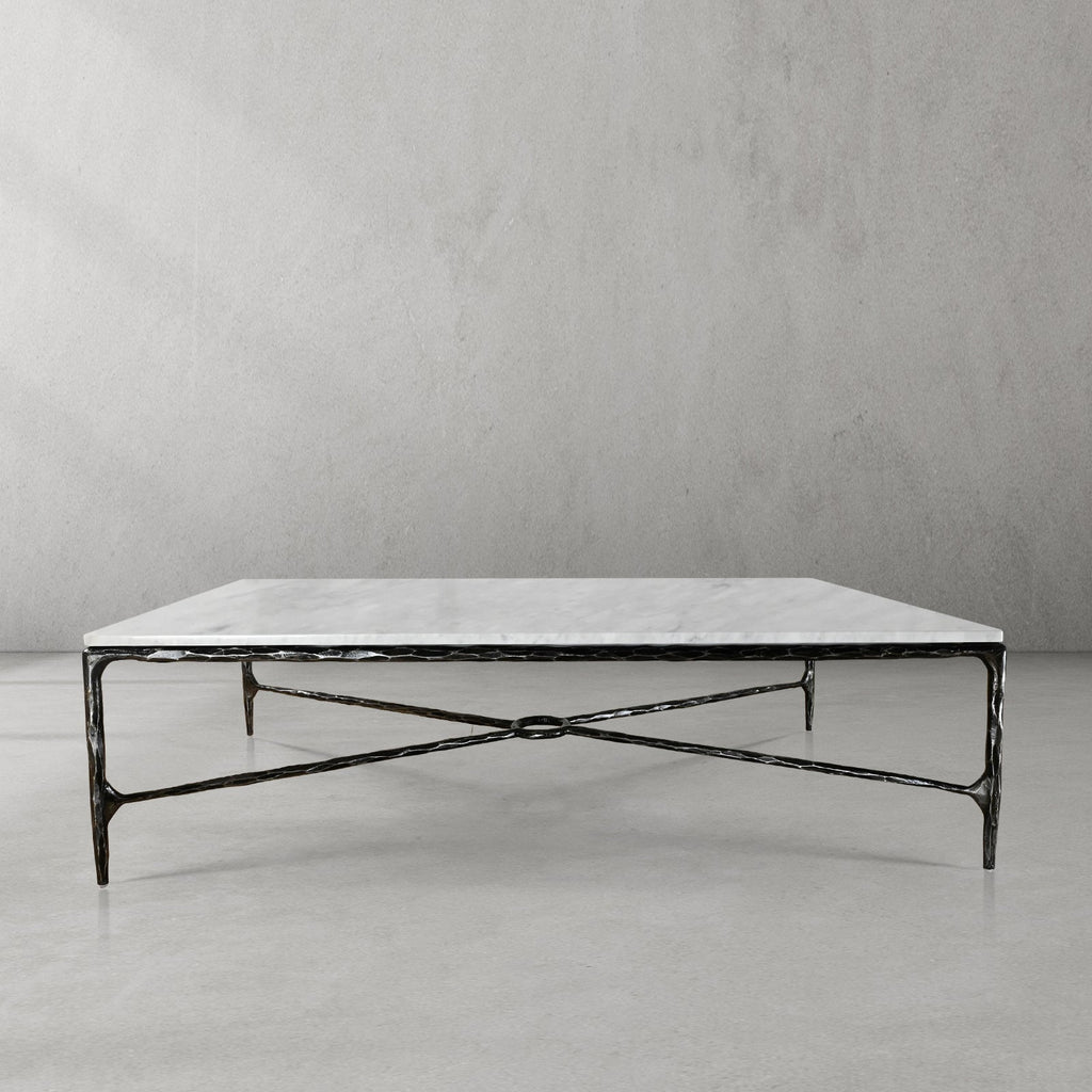 Thaddeus Rectangle Marble Coffee Table