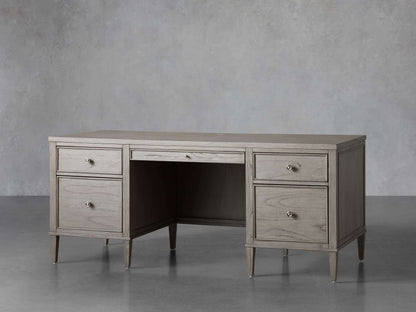 Pearson Executive Desk in London Fog