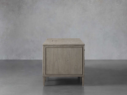 Pearson Executive Desk in London Fog