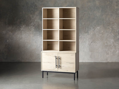 Sullivan Bookcase with Cabinet Base